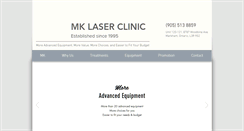 Desktop Screenshot of mklaserclinic.com